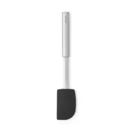 Silicone Spatula with Matt Steel Handle - Heat Resistant, Flexible, Non-Scratch