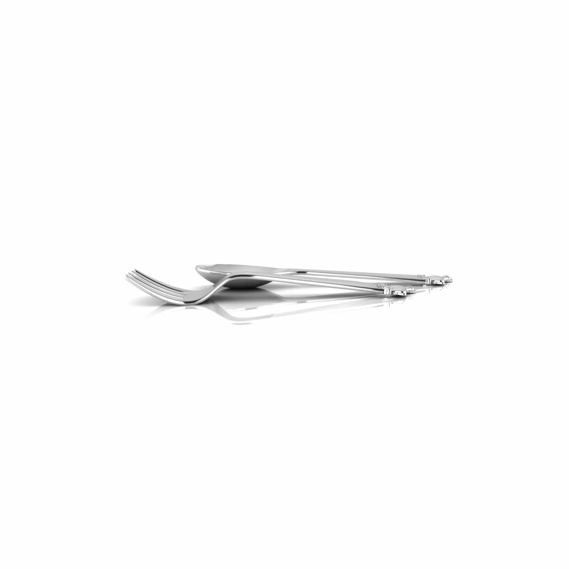 Silver Plated Horse Spoon & Fork Set