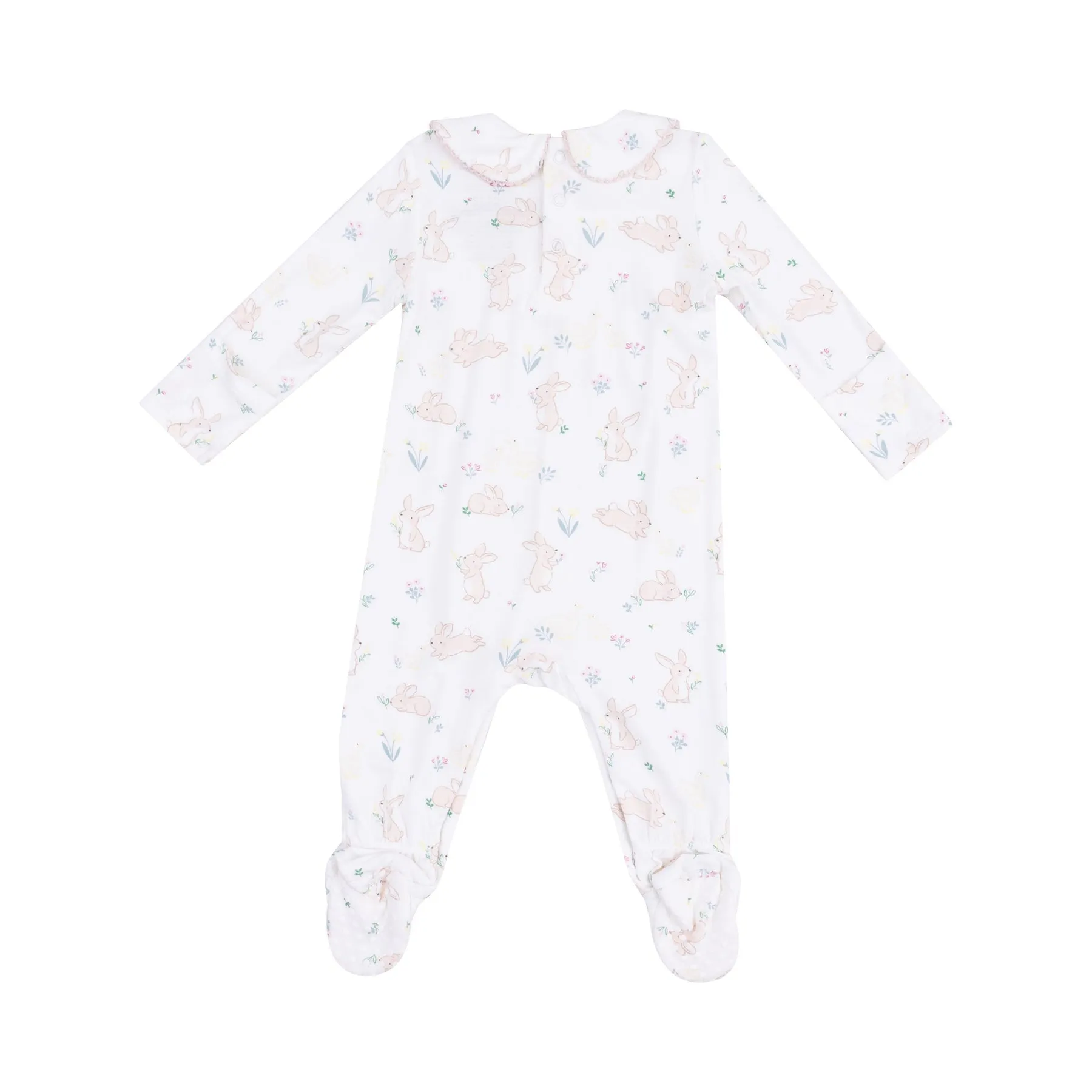 Smocked Peter Pan Footie - Bunny and Duck by Angel Dear