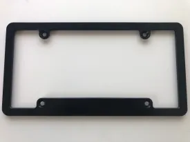 Standard SNP Black Aluminum License Plate Frame