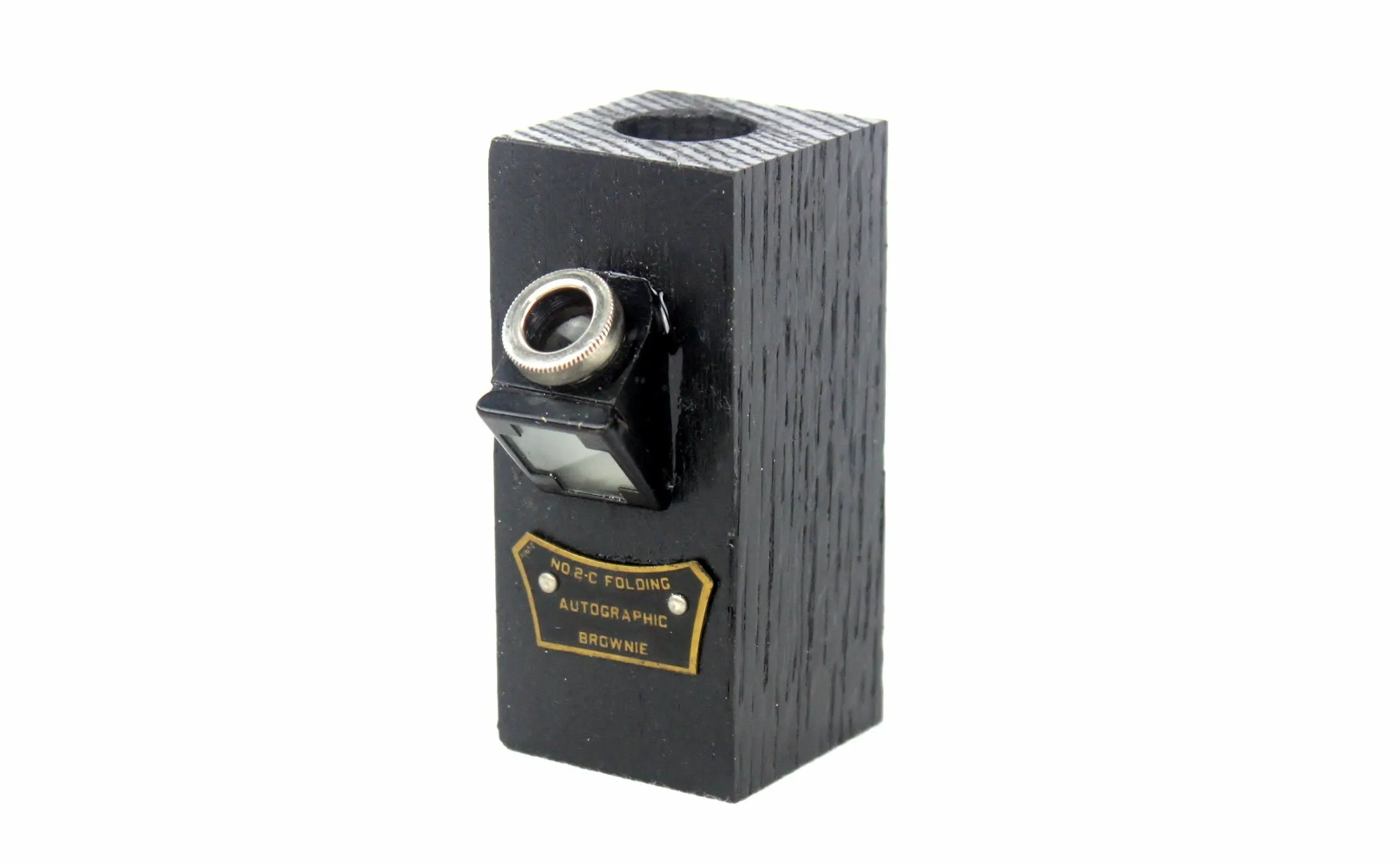 Steampunk Wine Bottle Stopper with Stand - Vintage Kodak No. 2-C Folding Camera