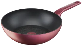 Tefal Daily Chef Red Non-Stick Induction Wok 28cm