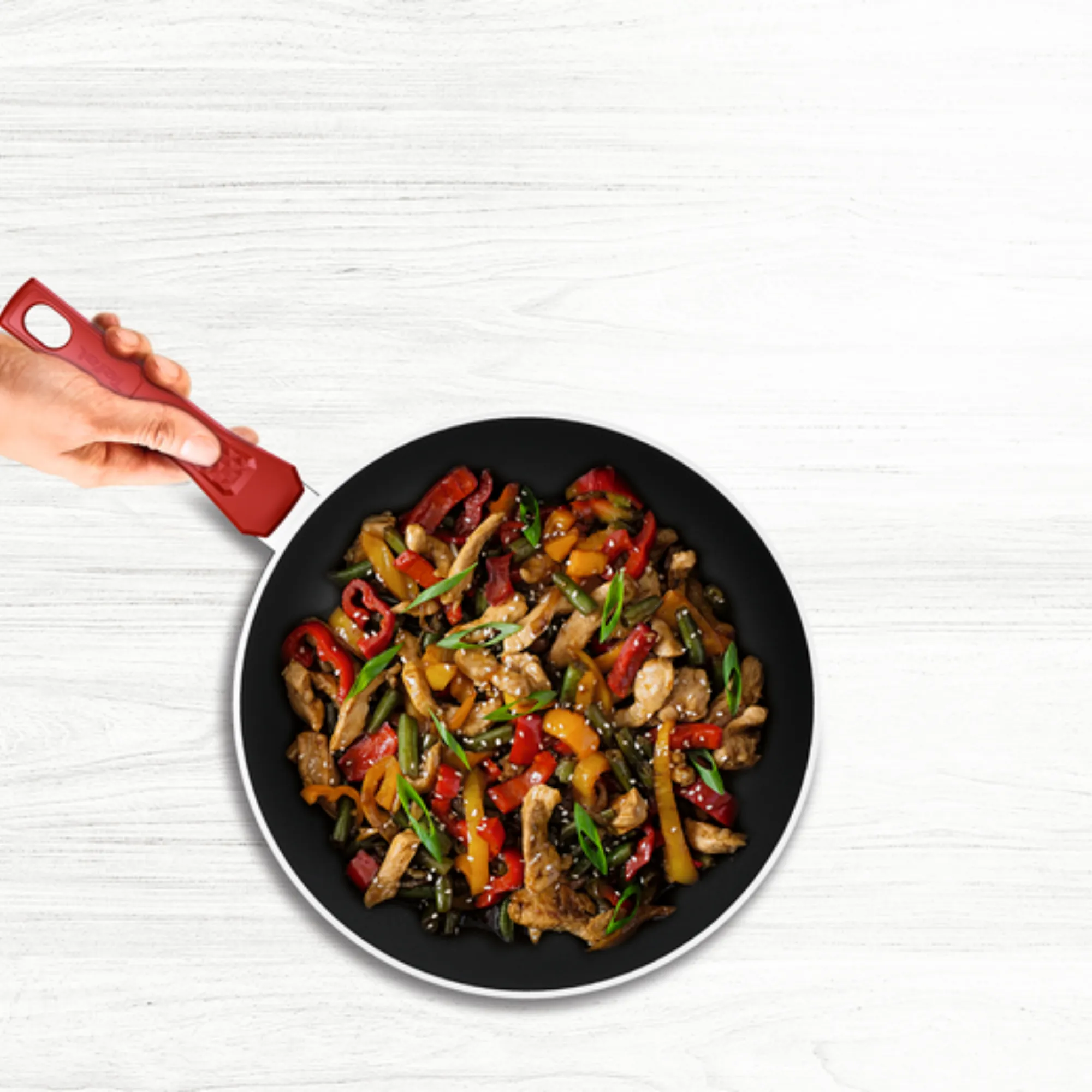 Tefal Daily Expert Red Induction Non-Stick Wok 28cm