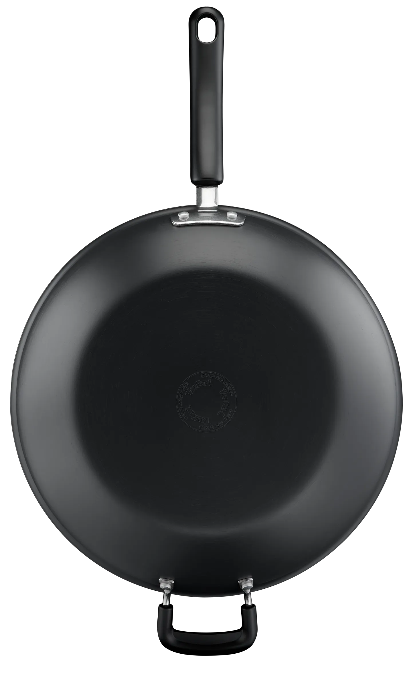 Tefal Specialty Hard Anodised Non-Stick Wok 32cm   Lid
