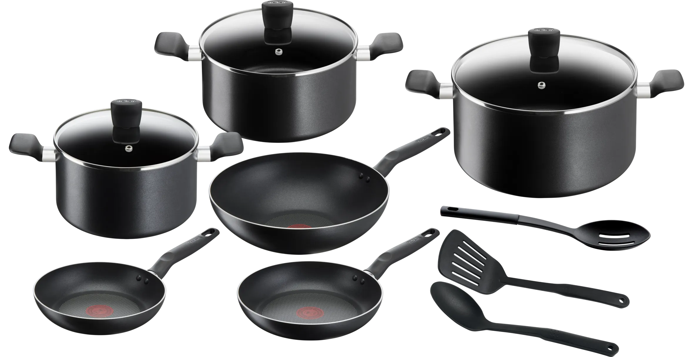 Tefal Super Cook Non Stick 6pc Cookware Set