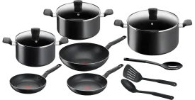 Tefal Super Cook Non Stick 6pc Cookware Set