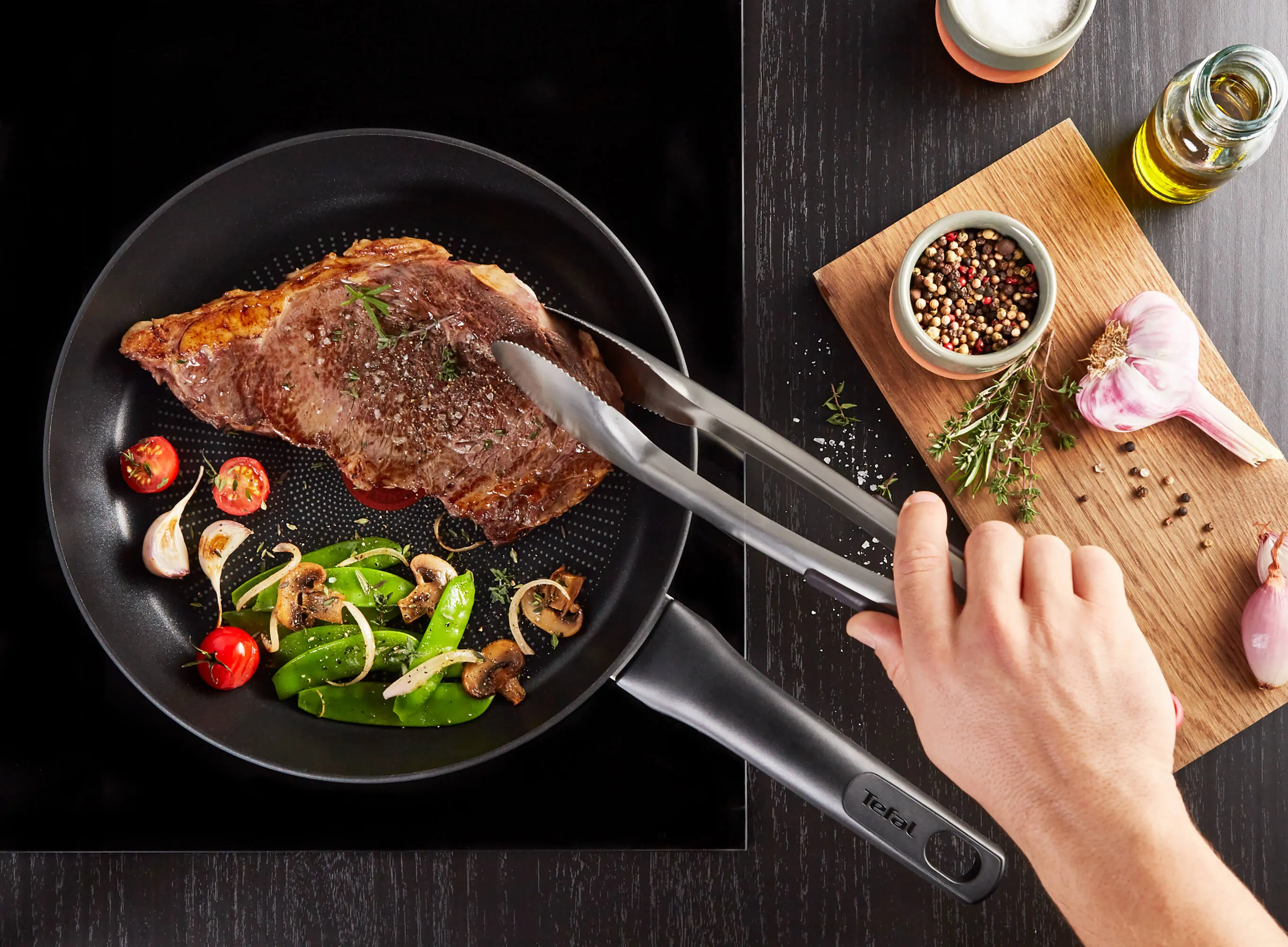 Premium Tefal Ultimate 6pc Cookware Set with Enhanced Non-Stick and Induction Compatibility