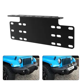 Universal License Front Plate Mount Bracket