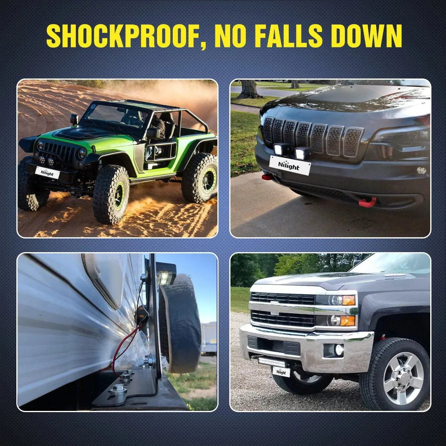 Universal License Front Plate Mount Bracket